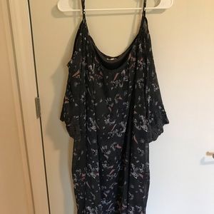 Maurices Floral Shoulder less Sleeve Dress